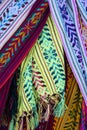 Detail of ethnic Mexican fabrics