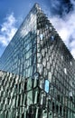 Detail of the exterior of Harpa Concert Hall in Reykjavik, an award winning modern landmark of the icelandic capital.