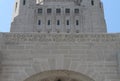 Detail of exterior of Nebraska State Capitol building Royalty Free Stock Photo