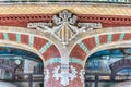 Detail of Palau de la Musica Catalana, Barcelona, Catalonia, Spa Royalty Free Stock Photo