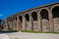 Exterior of the roman Amphitheatre of Pompeii