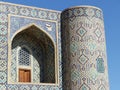 External sight of the madrasah Abdullah-khan to Bukhara in Uzbekistan.