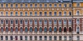 Detail of the facade of a building in the city of Vienna.