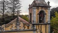 Sintra, Portugal, shot from a drone. Santa Maria church.