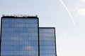 Detail of the facade of a modern office building. Royalty Free Stock Photo