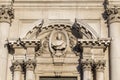 Detail of the facade of the new cathedral of Brescia