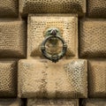 Detail of the facade of the Palace of Charles V, Alhambra, Granada, Spain