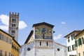 Detail of the facade of San Lorenzo church - Italy Royalty Free Stock Photo