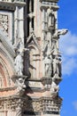 Detail of the Facade of Siena Cathedral