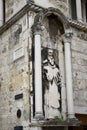 Detail on a facade of Split, port city on the Dalmatian coast, on the Adriatic Sea, Croatia