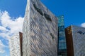 Detail of the facade of Titanic Belfast Royalty Free Stock Photo