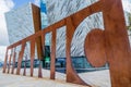 Detail of the facade of Titanic Belfast