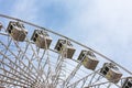 Detail of a Fair Ferris Wheel. fair of fair. Fair wheel. Noria. Royalty Free Stock Photo