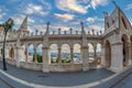 Detail of the Fisherman Bastion in Budapest, Hungary Royalty Free Stock Photo