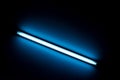 Detail of a fluorescent light tube Royalty Free Stock Photo