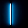 Detail of a fluorescent light tube Royalty Free Stock Photo