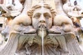 Detail of Fontana del Pantheon in Rome