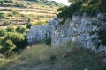 Detail of the fortification walls of the ancient of Mycenae