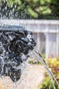 Detail of fountain in Bellingraths gardens Royalty Free Stock Photo