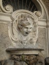 Fountain of the Botticella to Rome in Italy.