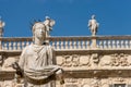 Statue of Madonna Verona - Piazza delle Erbe Italy Royalty Free Stock Photo