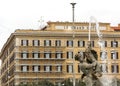 Detail of the Fountain of the Naiads in Piazza della repubblica