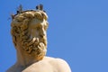 Detail of the fountain of Neptune in Florence Royalty Free Stock Photo