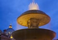 Detail of the fountain in Piazza San Pietro Royalty Free Stock Photo