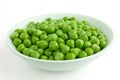 Detail of fresh garden peas. Royalty Free Stock Photo