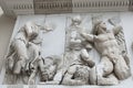 Detail of the frieze of the Pergamon Altar in the Pergamon Museu