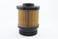 Detail of fuel filter for engine car