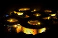 The detail of the Fujian Tulou, the Chinese rural earthen dwelling unique to the Hakka minority in Fujian province in China. Royalty Free Stock Photo