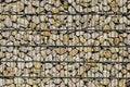 Gabion wall Royalty Free Stock Photo