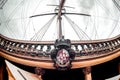 Detail of Galeone Neptune ship Royalty Free Stock Photo