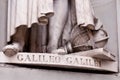 Detail of Galileo sculpture