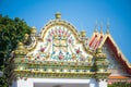 A detail of Gate building in Wat Phra Chettuphon Wimon Mangkhalaram Wat pho