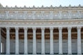 A detail of the gigantic monument of the Altar of the Fatherland in Rome