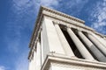 A detail of the gigantic monument of the Altar of the Fatherland (Victorian) to Rome (Italy)