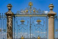 Detail of gilded lattice of Summer Garden