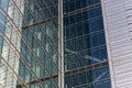 Detail of a glass steel faÃ¯Â¿Â½ade of business building in Warsaw Royalty Free Stock Photo