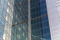 Detail of a glass steel faÃ¯Â¿Â½ade of business building in Warsaw Royalty Free Stock Photo