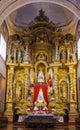 Inside Basilica Catolica Nuestra Senora de la Merced (Basilica of Our Lady of Mercy) in downtown Quito, Ecuador