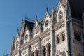 Detail of gothic architecture from parliament building in Budapest, Hungary Royalty Free Stock Photo