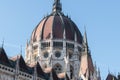 Detail of gothic architecture from parliament building in Budapest, Hungary Royalty Free Stock Photo