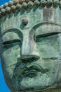 Detail of The Great Buddha (Daibutsu) of Kamakura, Japan Royalty Free Stock Photo