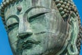 Detail of The Great Buddha (Daibutsu) of Kamakura, Japan Royalty Free Stock Photo