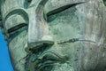 Detail of The Great Buddha (Daibutsu) of Kamakura, Japan Royalty Free Stock Photo