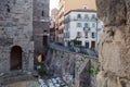 Wall in the Forum of Augusts in Rome, Italy Royalty Free Stock Photo