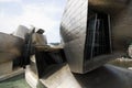 Detail of Guggenheim museum, Bilbao, Spain Royalty Free Stock Photo