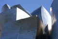 Detail of Guggenheim Museum facade Royalty Free Stock Photo